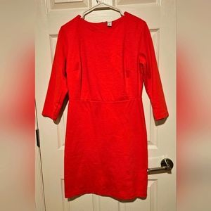Old Navy | 3/4 sleeve orange dress | Size M